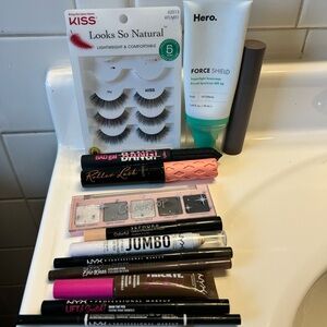 Makeup Lot & Merit Travel Makeup Bag